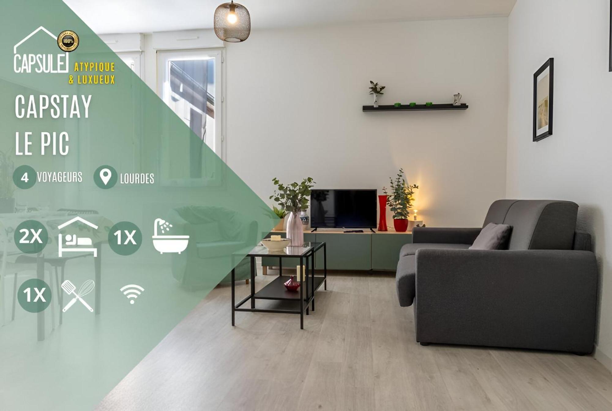 Residence Serenity - Hyper Centre - Bagagerie 루르드 외부 사진
